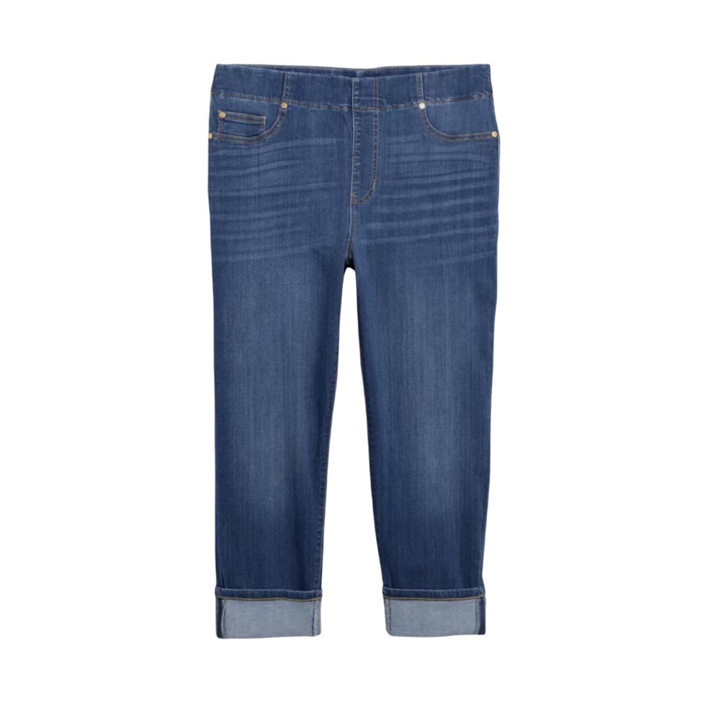 Liverpool Dark Blue Ankle Jeans